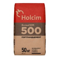 Цемент Holcim М500 50кг купить в Истре